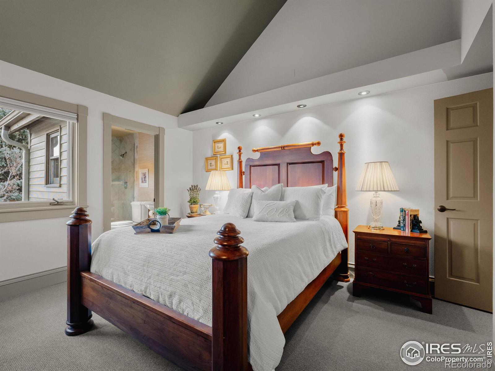 3rd Upper-level bedroom with en suite bath.