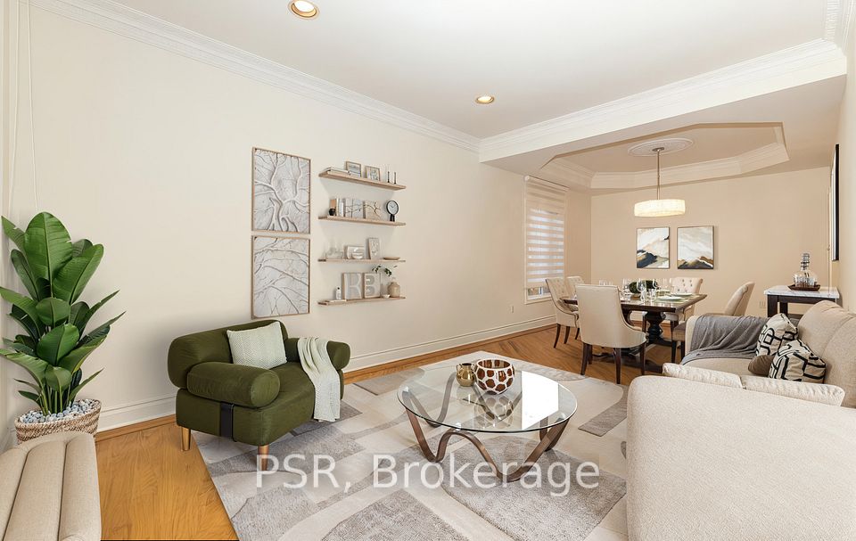 Living Room Combined W/Dining - Virtually Staged