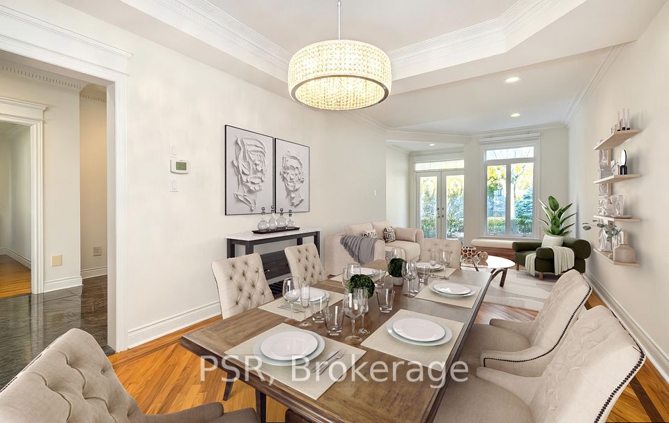 Dining Room Combined W/Living - Virtually Staged