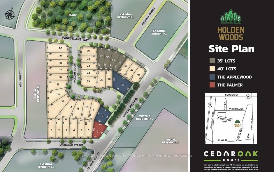 Lot 47 - The Beech Elevation A Site Plan