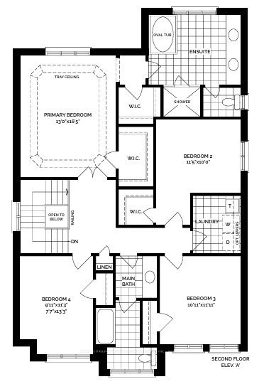 The Beech Elevation A Floor Plan