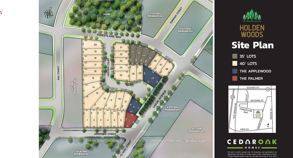 Holden Woods Lot 21 Site Plan