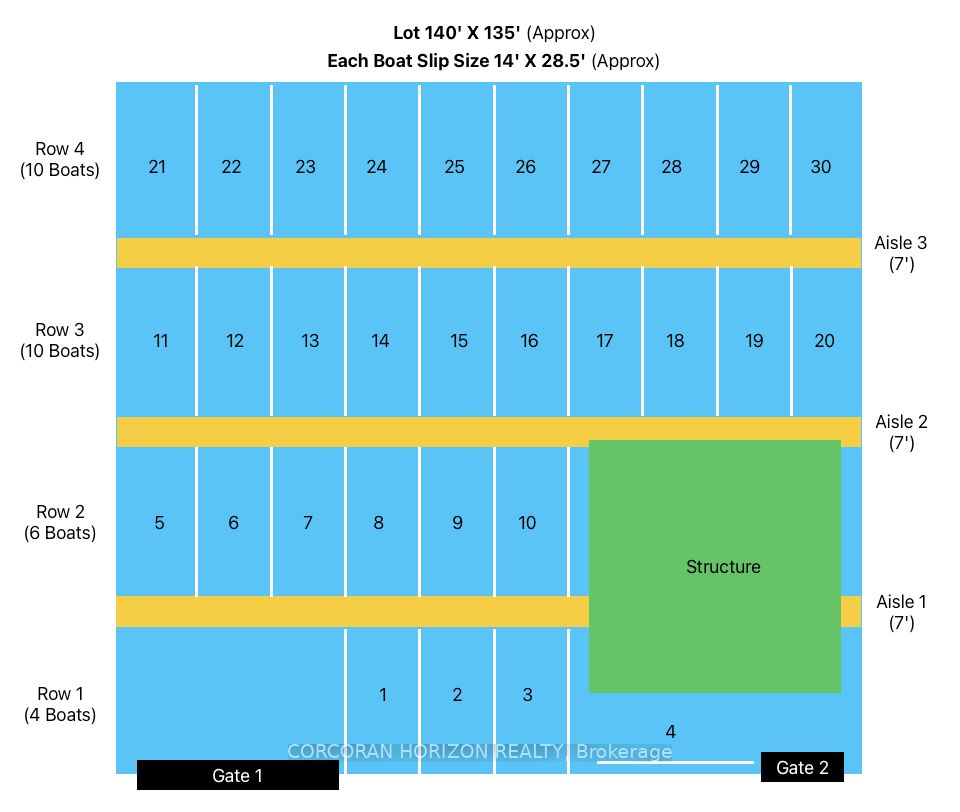 Boat Slip Configuration