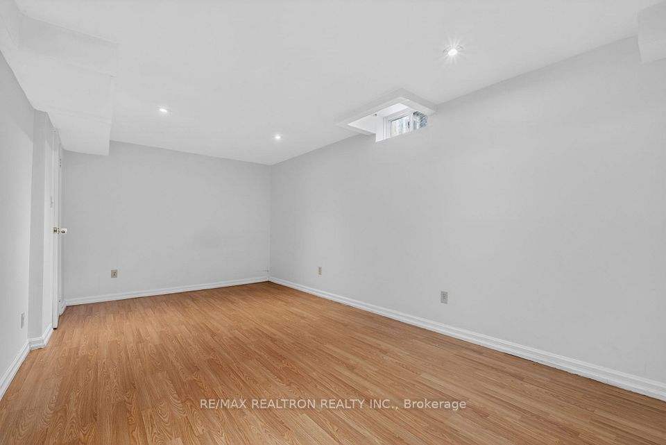 Spacious basement bedroom