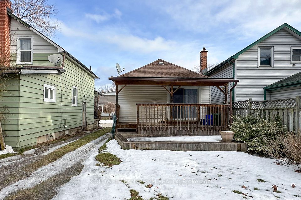 Covered Deck in the Backyard.