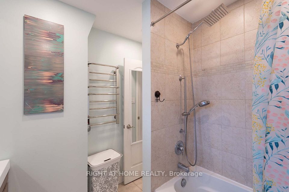 Heated Towel Rack and Rainfall Style Shower Head