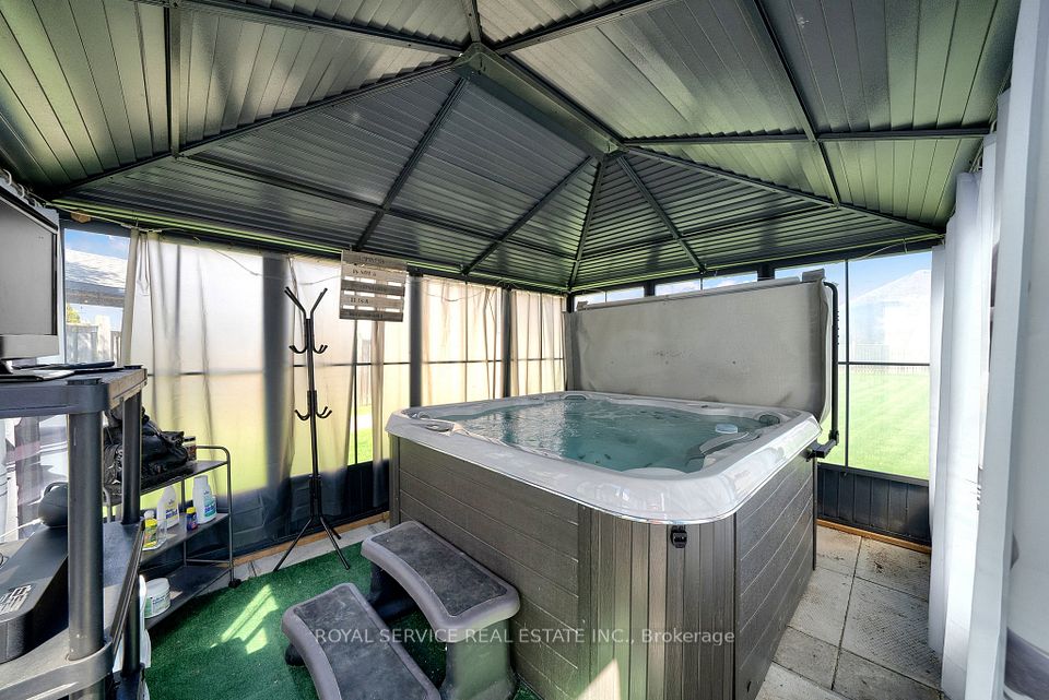 Relax in your own hot tub and private solarium.