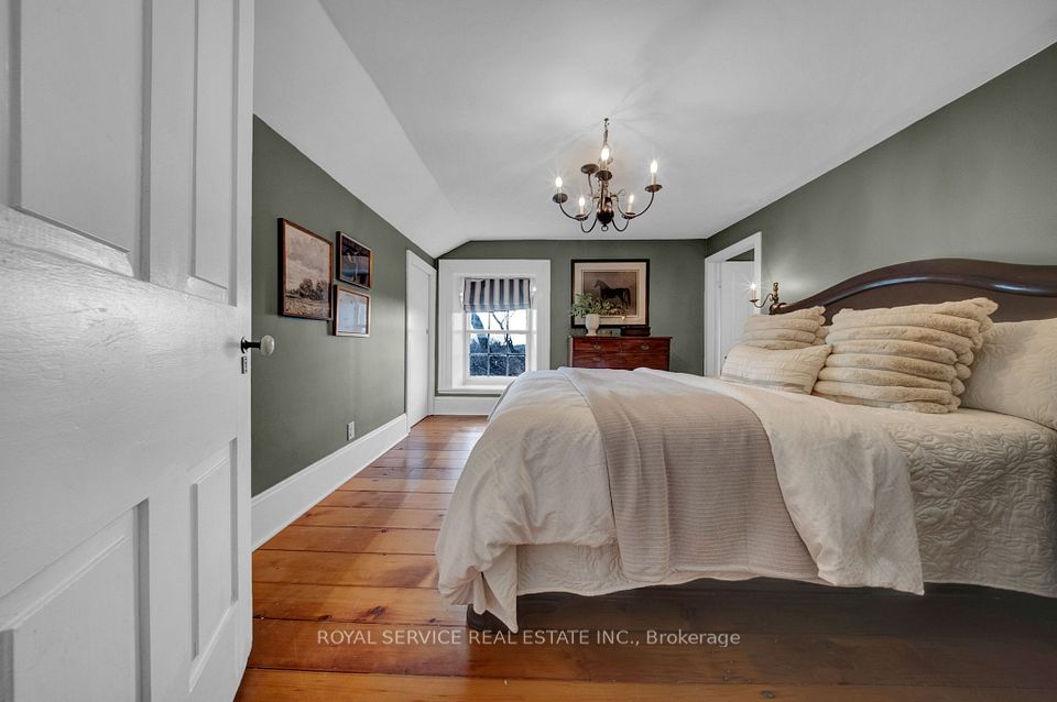 Primary Bedroom with original charm