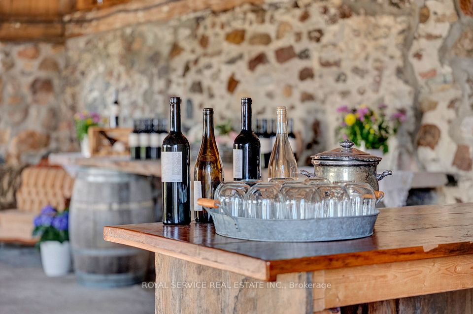Wine tasting room in the Barn/Mfg Building
