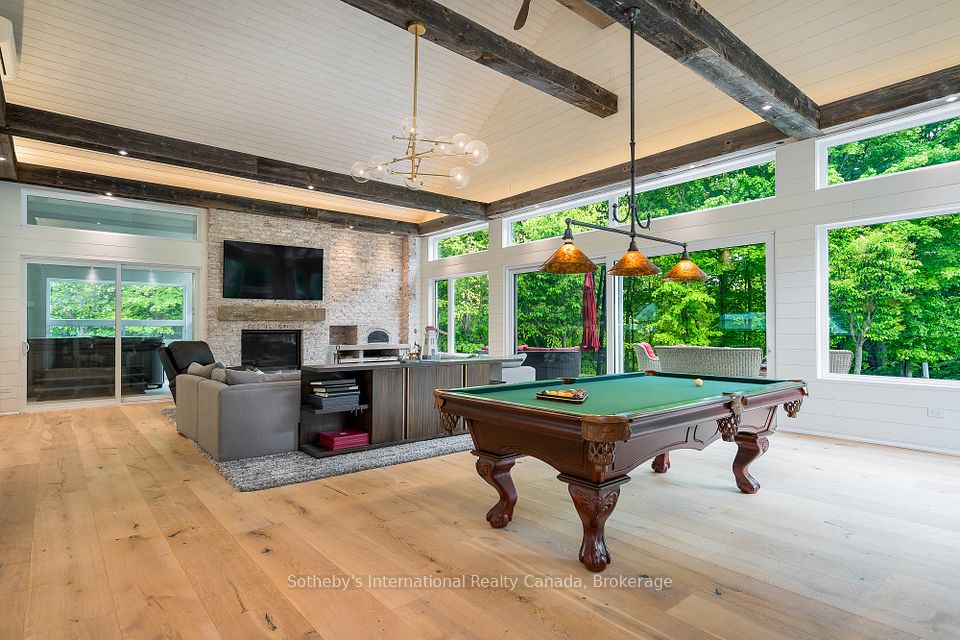 Grand room w/ hot tub, oversized glass doors