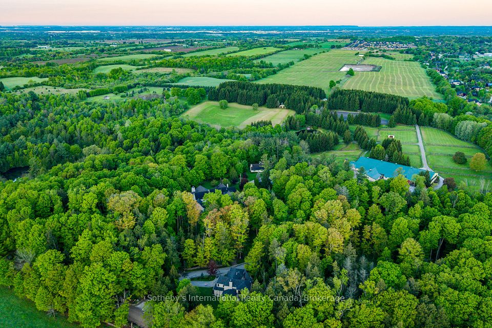 Aerial with property views