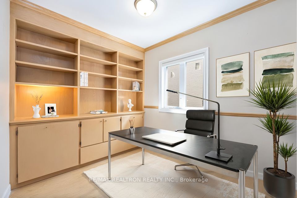 Virtually Staged Office Room