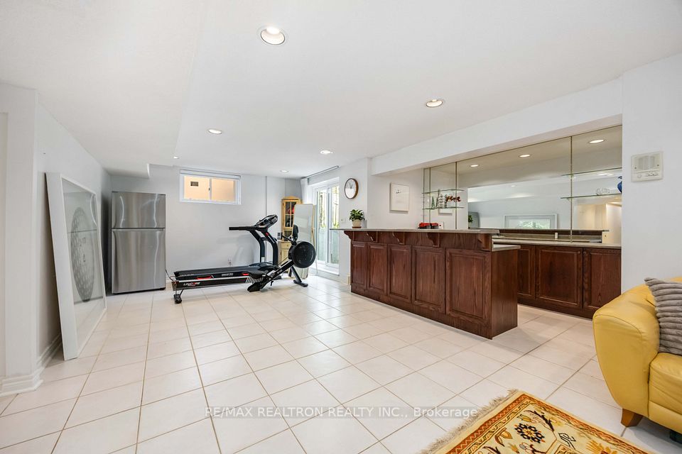 Wet Bar and Walk up to backyard