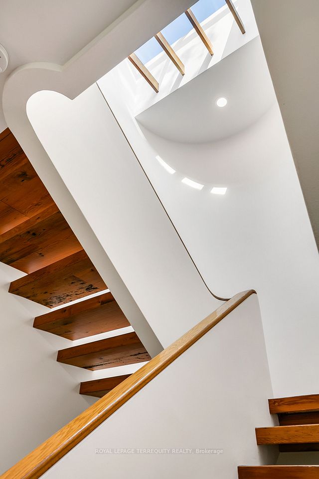 Beautiful Open Stairs to Upper Level