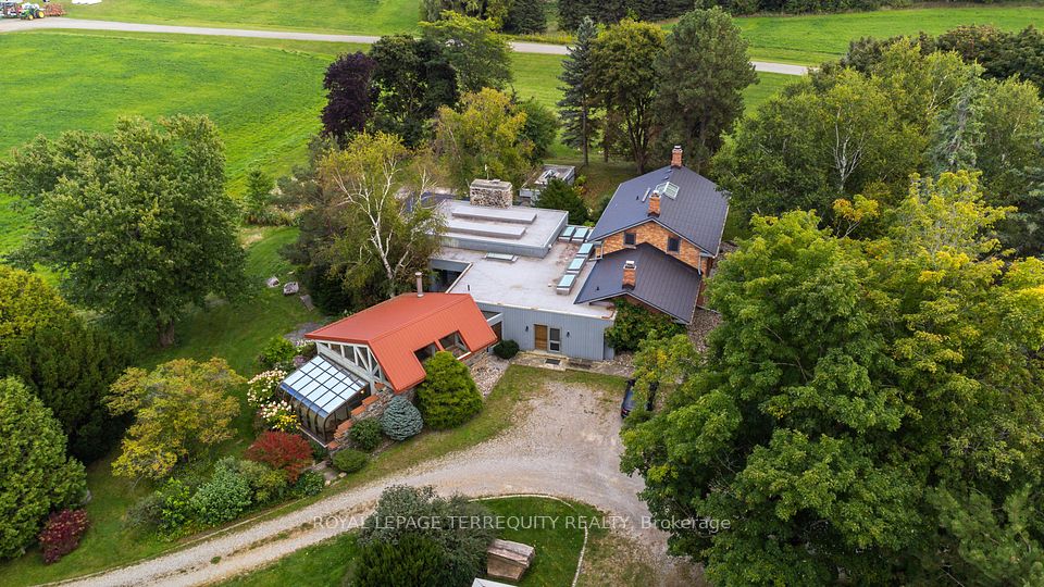Overview of the Main Home with Additions