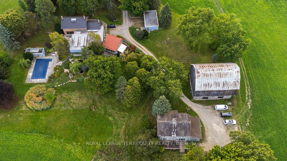 View Main Home, Pool, Garage, Barn, 2nd Home