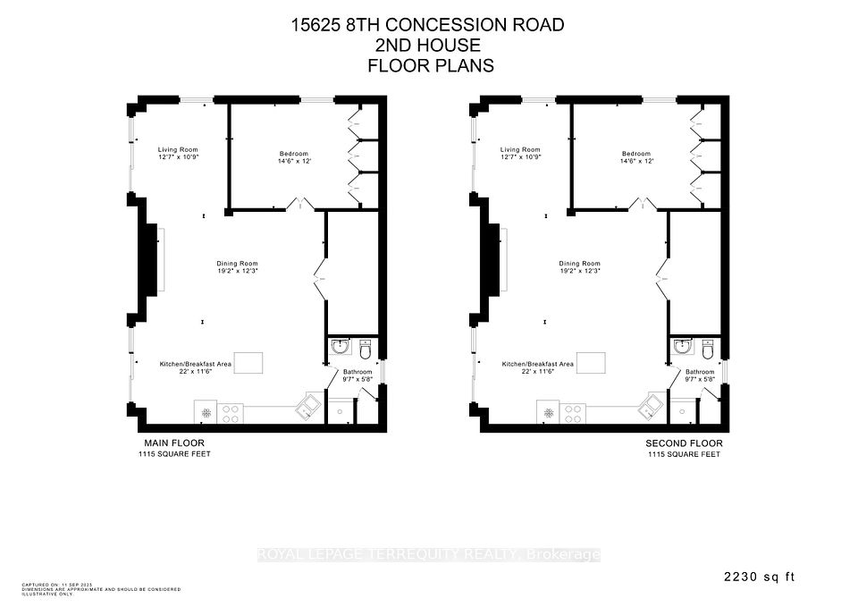 Second Home APPROXIMATE Floor Plan
