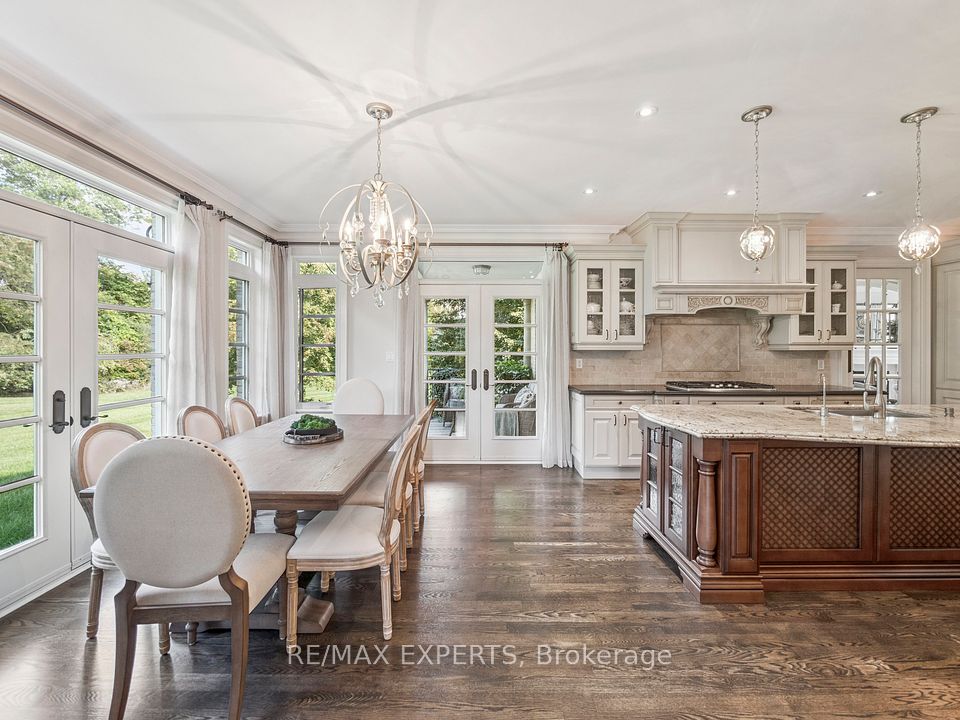 Breakfast Area in Kitchen,Two W/O to Huge Backyard