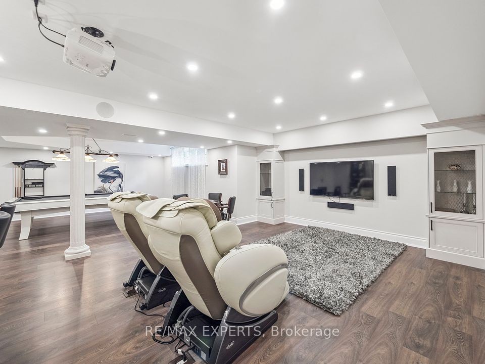 Home Theatre in Basement! Massage Chairs for you!