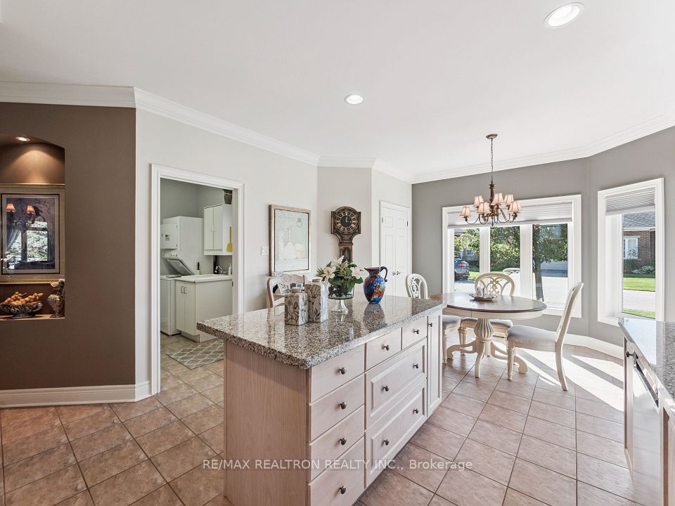 Eat-In-Kitchen With Accordion Window Blinds