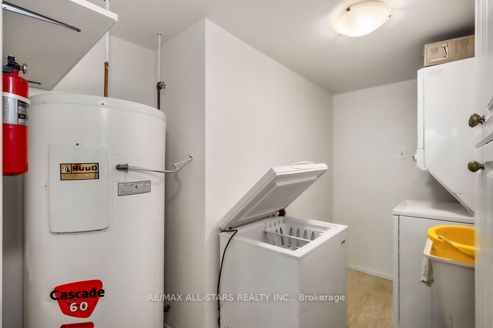 Laundry and storage area