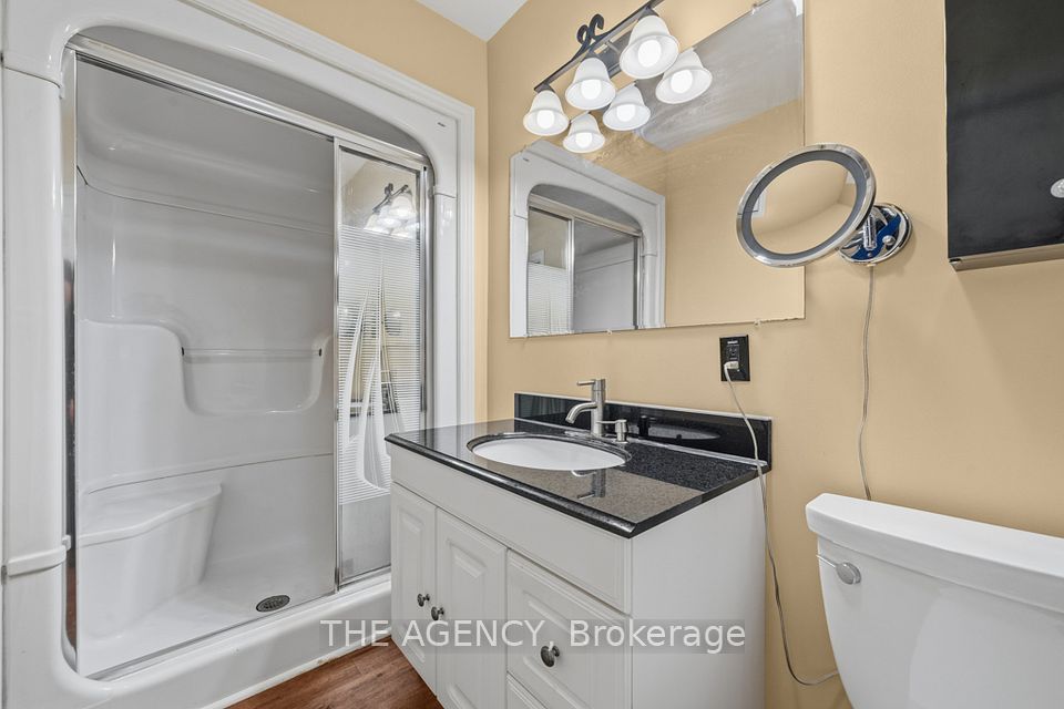 Second full bath w/ a large shower stall