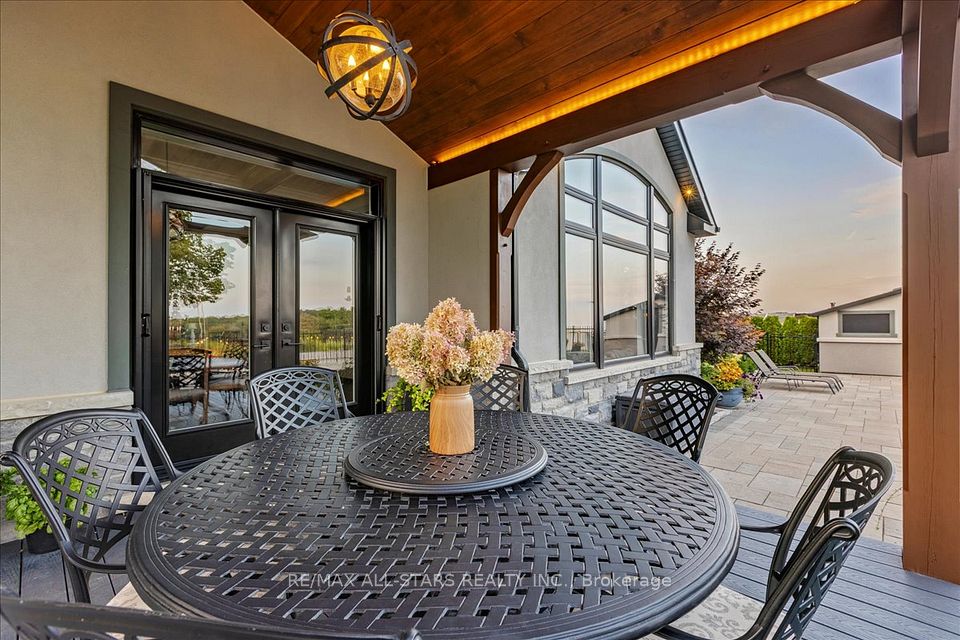 Timber frame outdoor living space