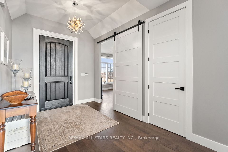 Barn Door Entrance to Office