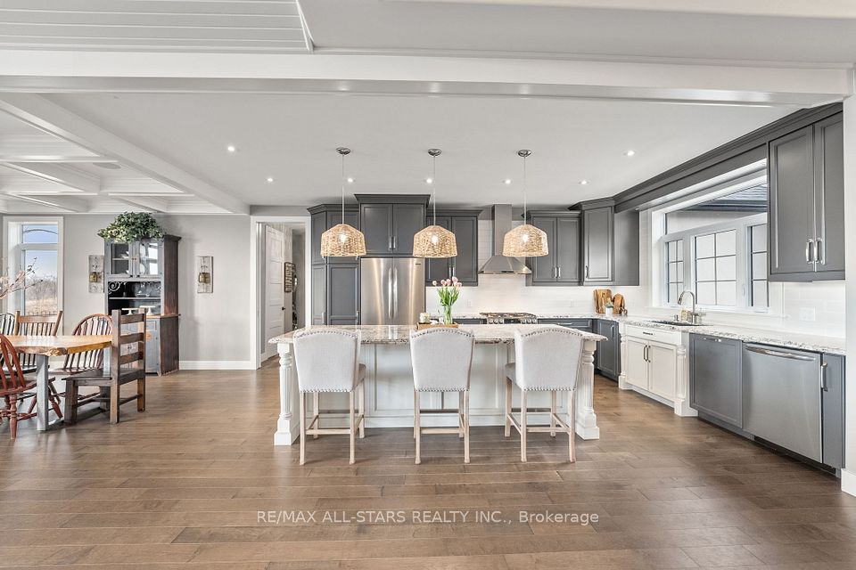 Open concept kitchen for easy entertaining