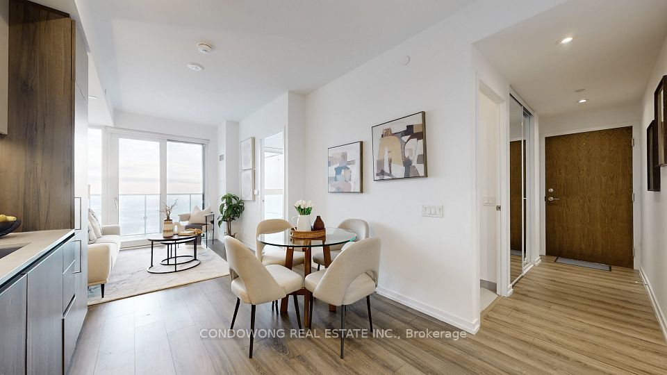 The whole unit is very bright and spacious