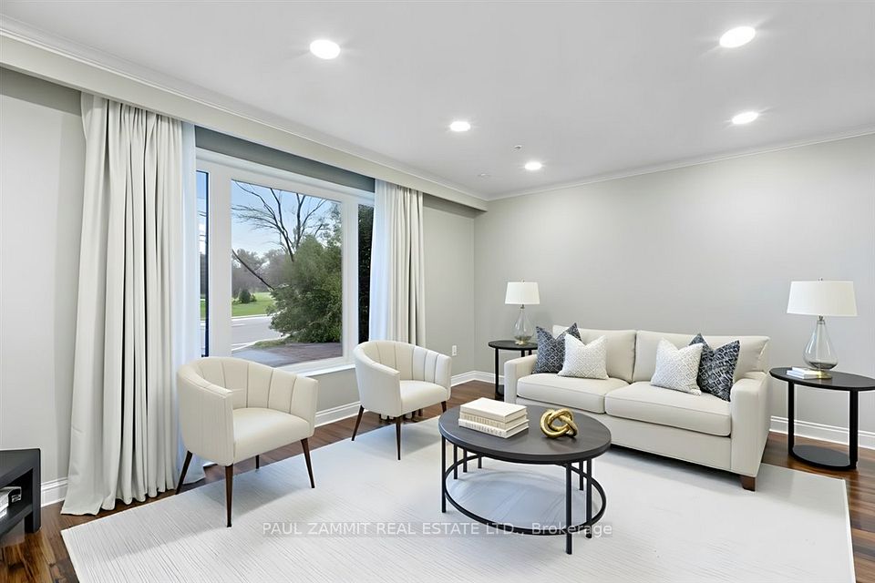 Living Room virtually staged