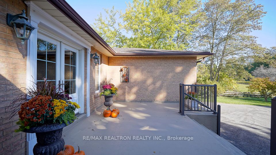 Porch view from family room sliding doors
