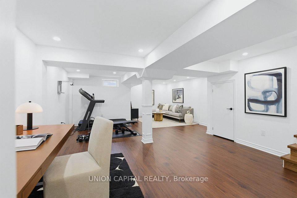 PROFESSIONALLY FINISHED BASEMENT, LAYOUT MAXIMIZED