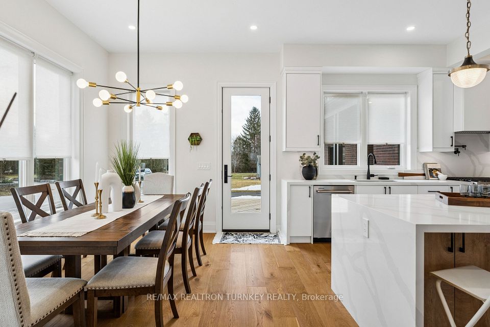 Walkout from the kitchen to the premium level lot