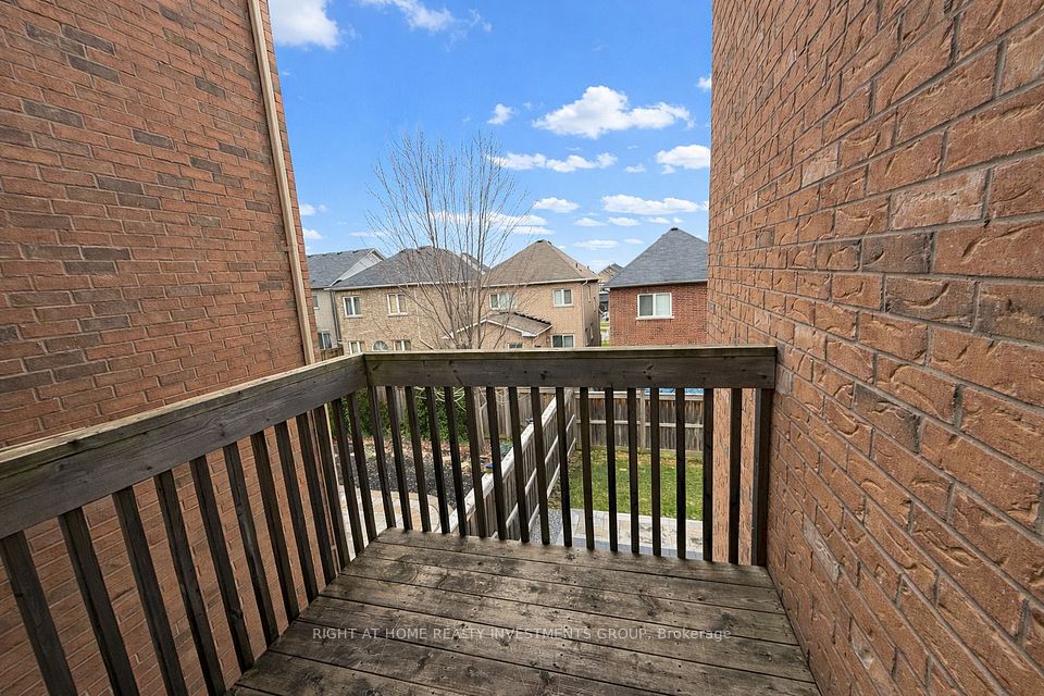 A Walk-out Balcony Overlooking the Backyard