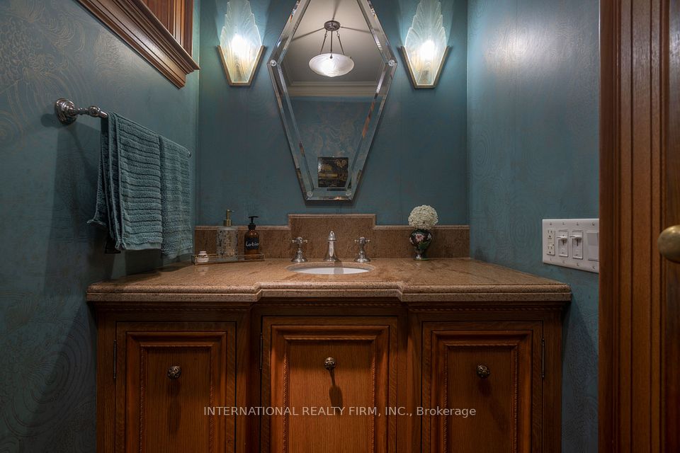 Main floor powder room.