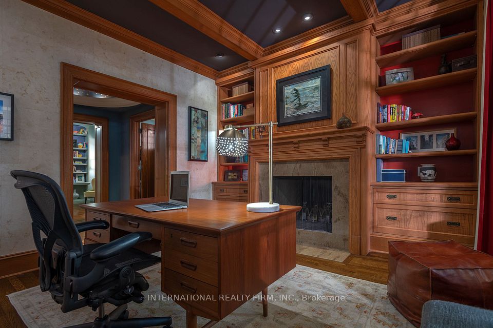 Another view of the study.