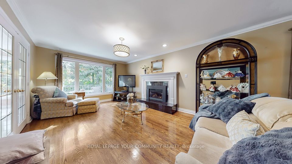 Family Room Over Looking the Porch & Yard