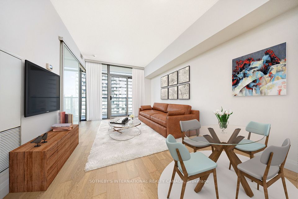 virtually staged living / dining