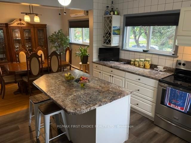 view to dining room from kitchen
