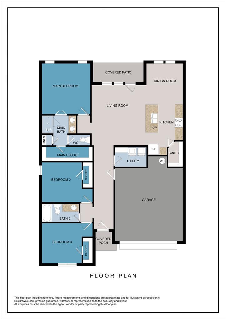 flip of floor plan