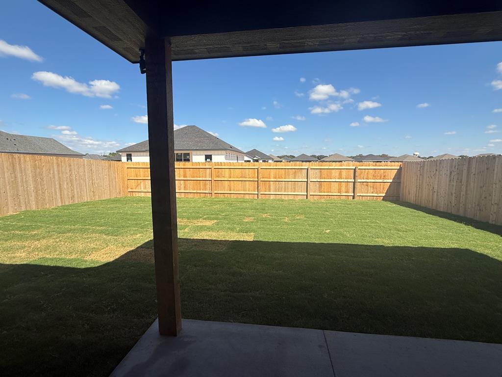 Privacy Fence, Sod, and Sprinklers