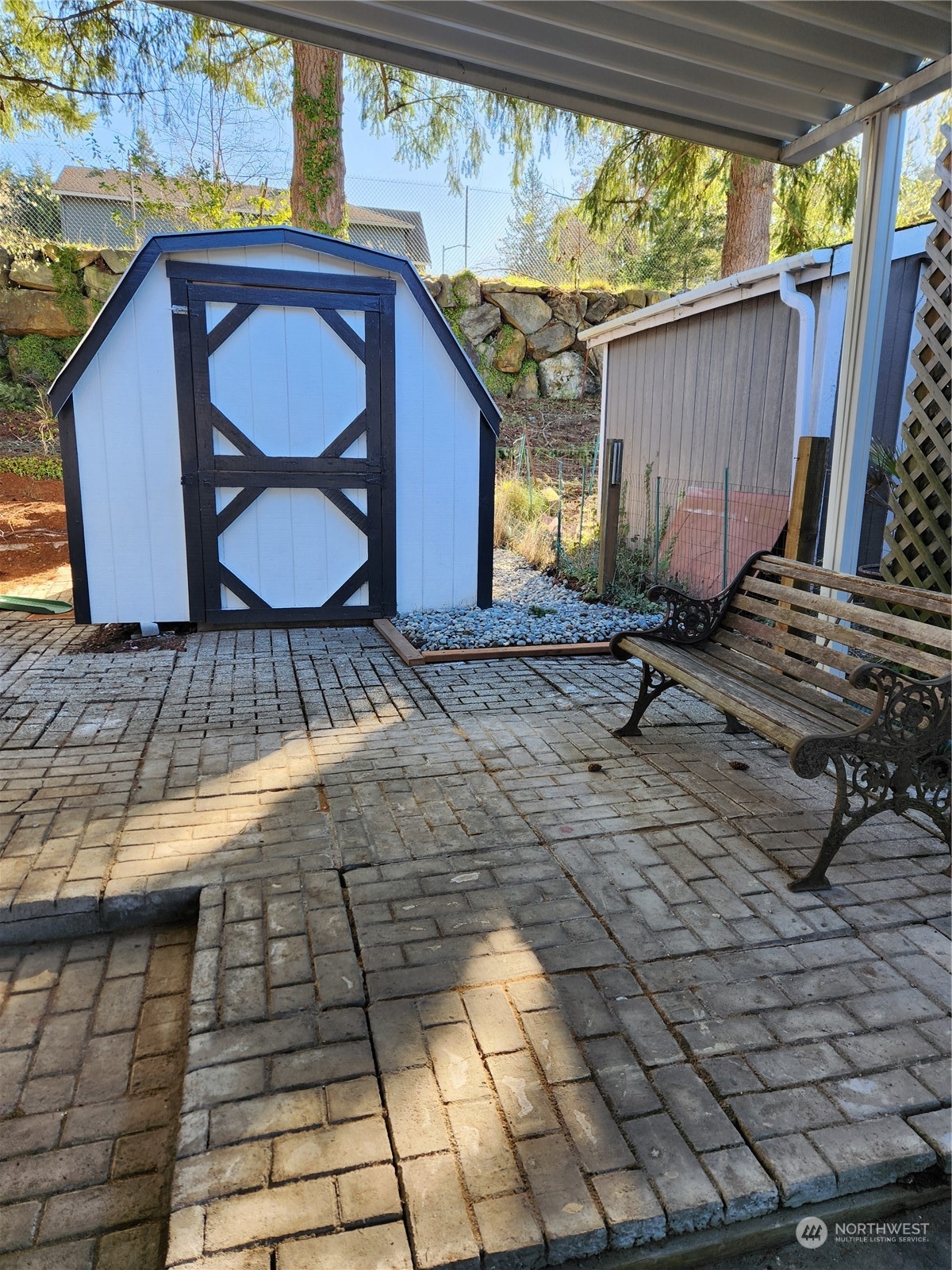 Patio and Shed