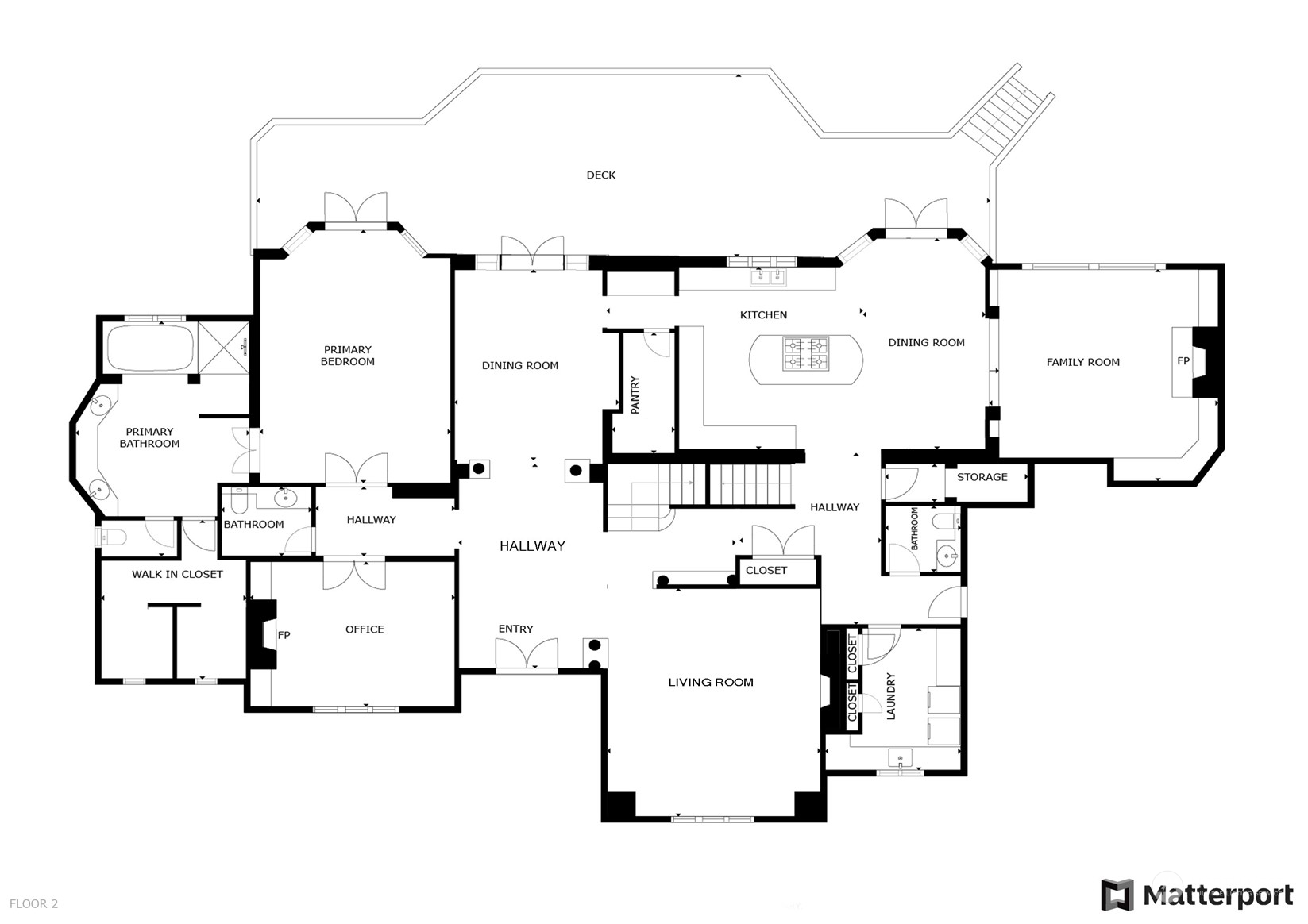 Main Level Floor Plan