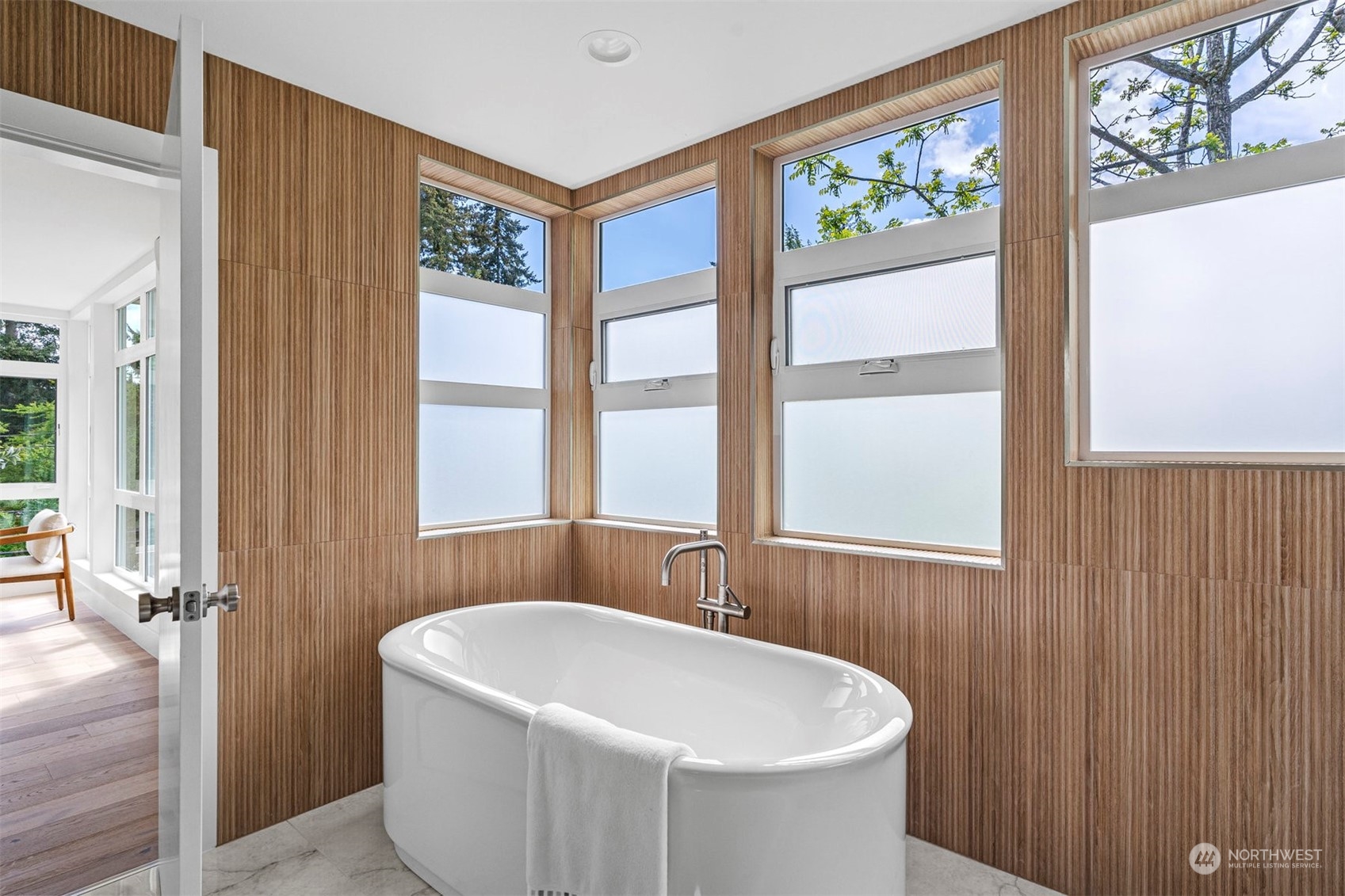 Shaded windows for privacy without ruining the light/view
