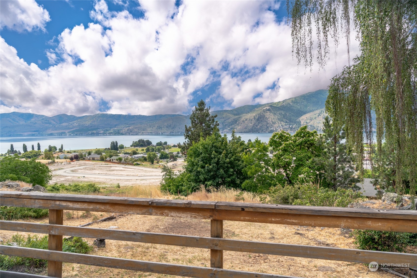 Enjoy outdoor dining on the deck off the kitchen