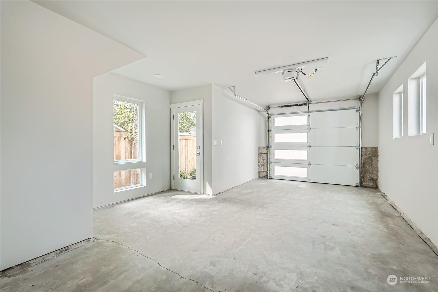 Photos of 18329 interior of garage.