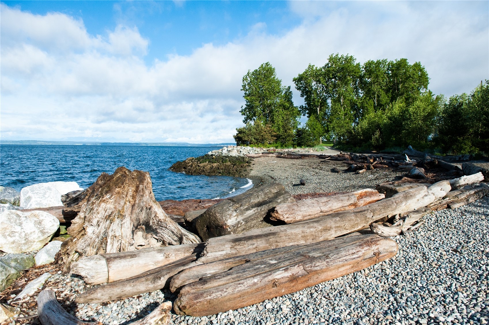 New beach at closeby Myrtle Edwards