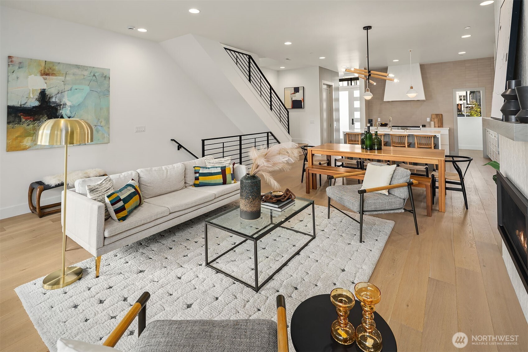 Living area on main level