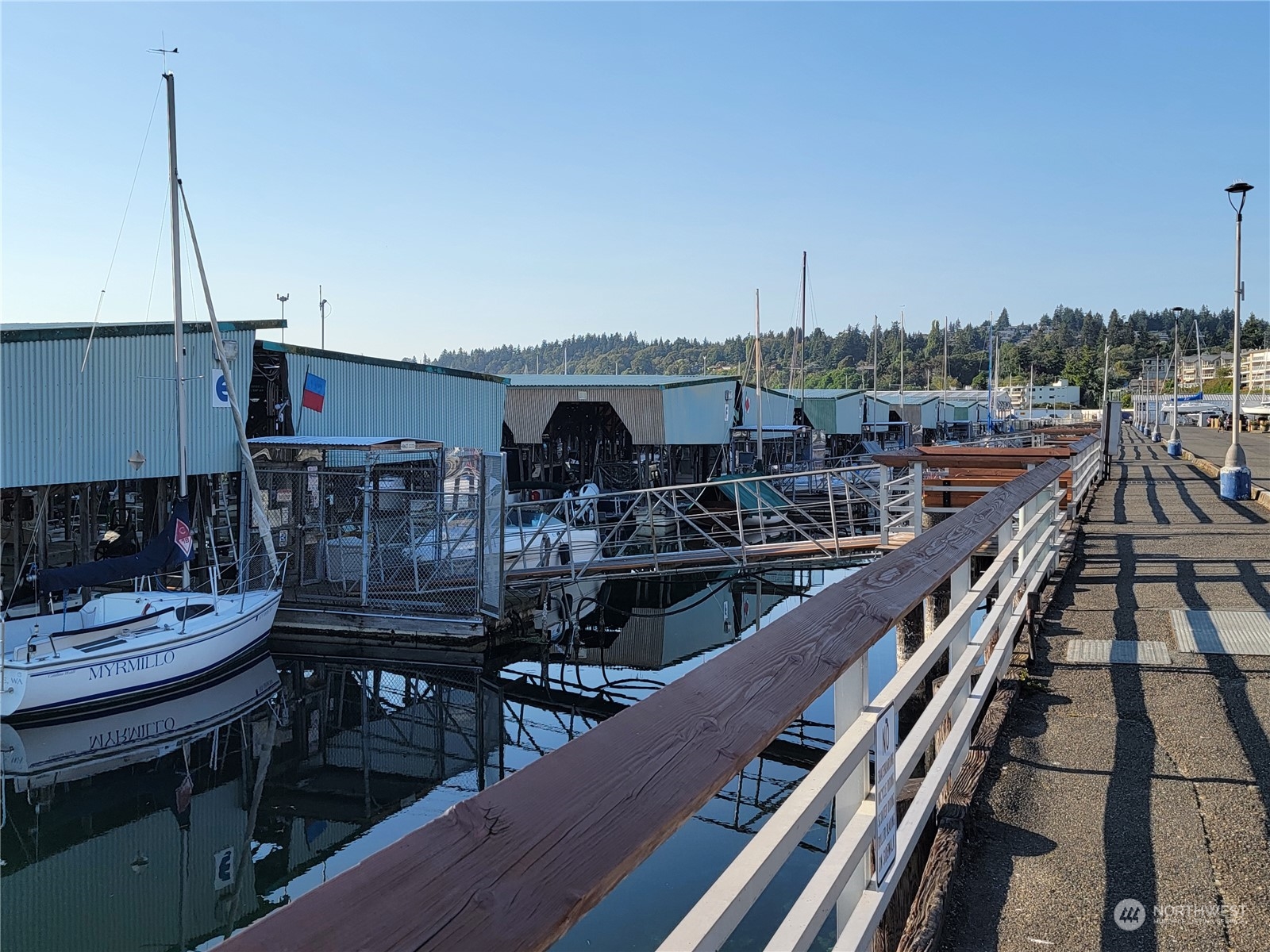 Just a few hundred feet from Mariner Manor is a lovely walk along the waterfront.